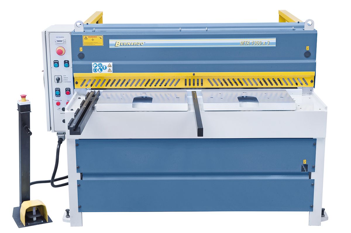 MTA 1360 x 3 mm Motorisert giljotinsaks Bernardo 06-1945XL